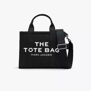 Marc Jacobs Black Canvas Tote Bag